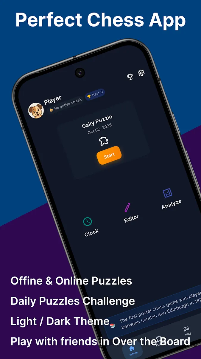 Chess – Offline Chess & Puzzles screenshot 1
