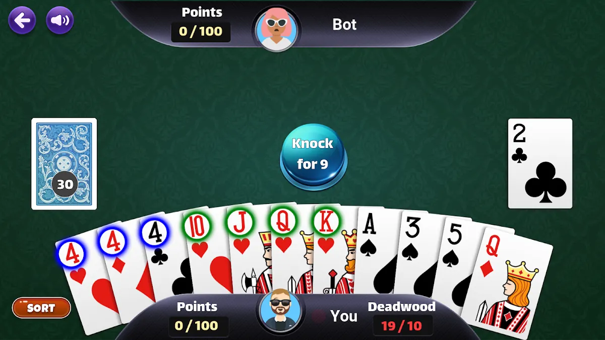 Gin Rummy – Classic Offline Card Game screenshot 2