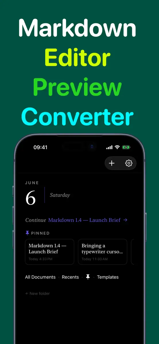 Markdown Editor – Markdown Editor & Viewer screenshot 3