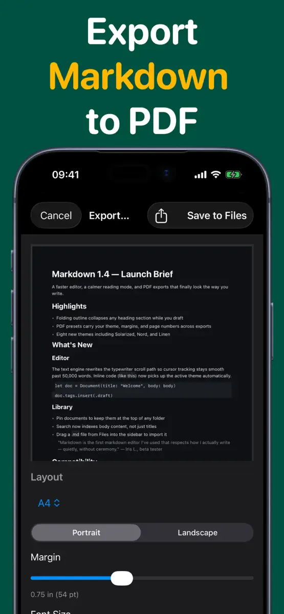 Markdown Editor – Markdown Editor & Viewer screenshot 4