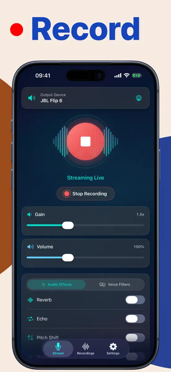 VocZap – Mic to Speaker screenshot 5
