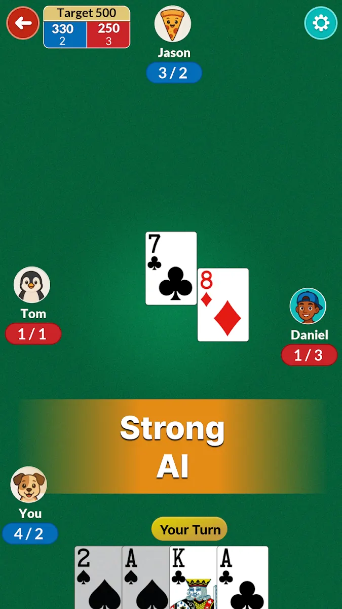 Spades – Offline Card Game screenshot 3