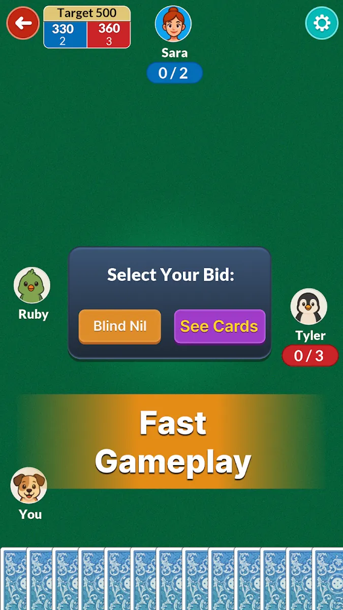 Spades – Offline Card Game screenshot 4