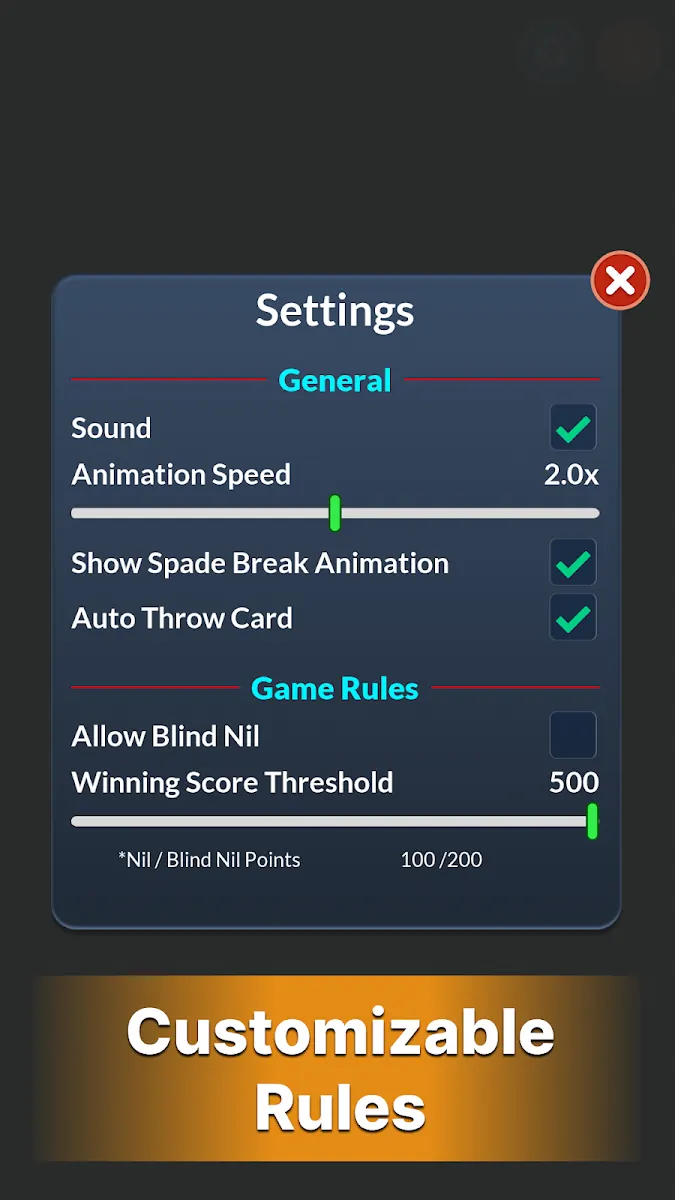Spades – Offline Card Game screenshot 6